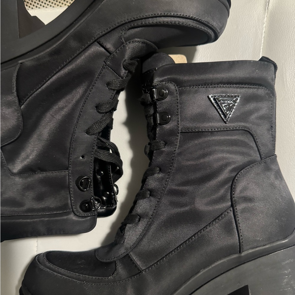 Guess Black Rugged Sole Boots